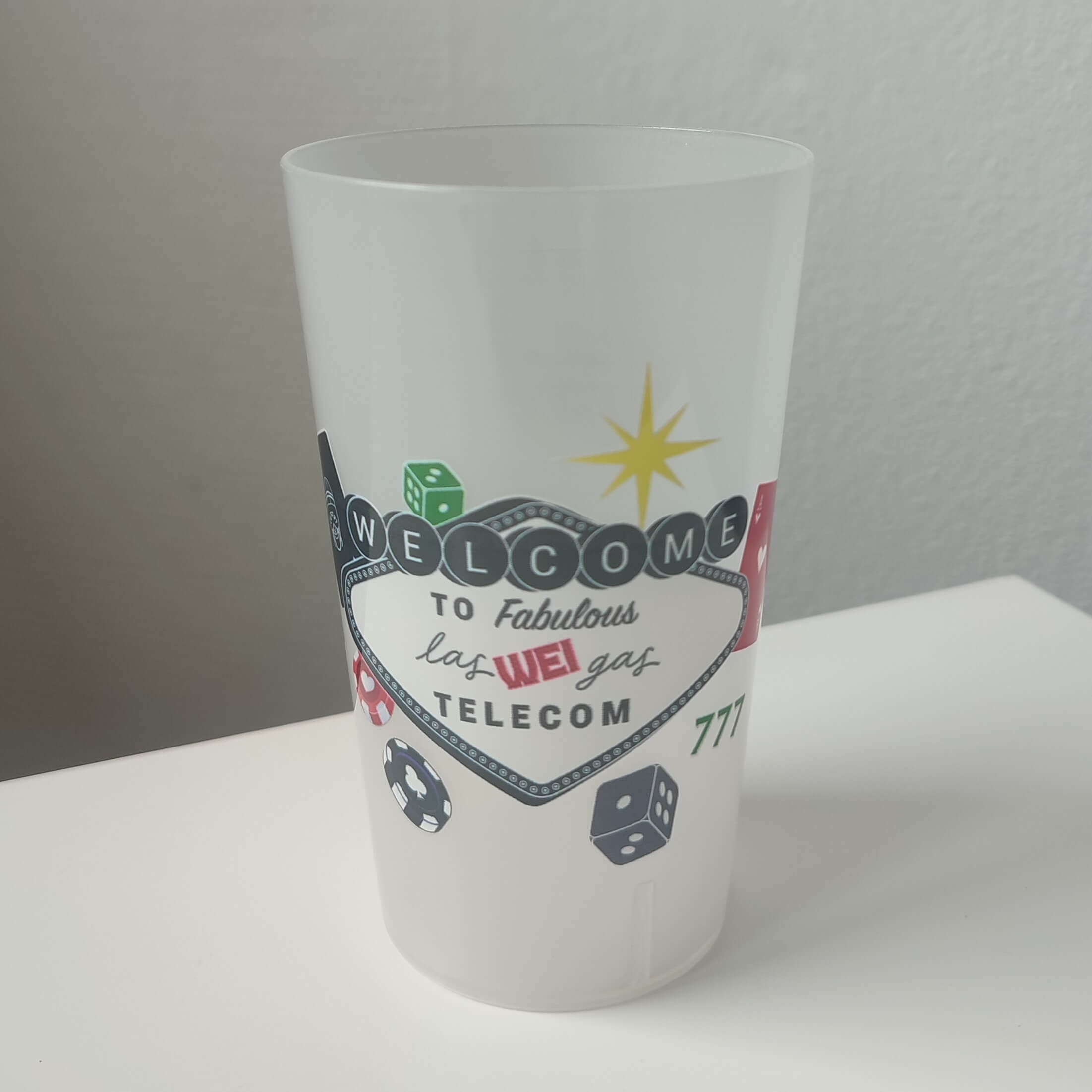 écocup à vendre du weekend d'intégration de l'école - 25cL